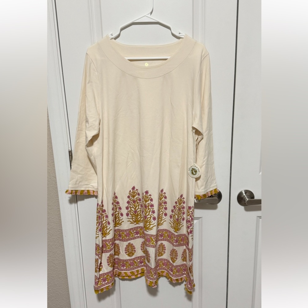 Spartina  449 women’s island fringe dress XL NWT